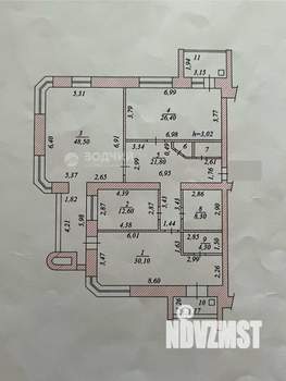 4-к квартира, вторичка, 155м2, 6/9 этаж